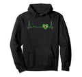 Heartbeat Brazil Flag Soccer Fan Hoodie - Custom Art Print Unisex - T-Shirt, Sweatshirt, Hoodie