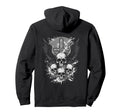 Gothic Skull Cross Art Wings Grunge Punk Hoodie - Graphic Print for Adults - T-Shirt, Sweatshirt, Hoodie