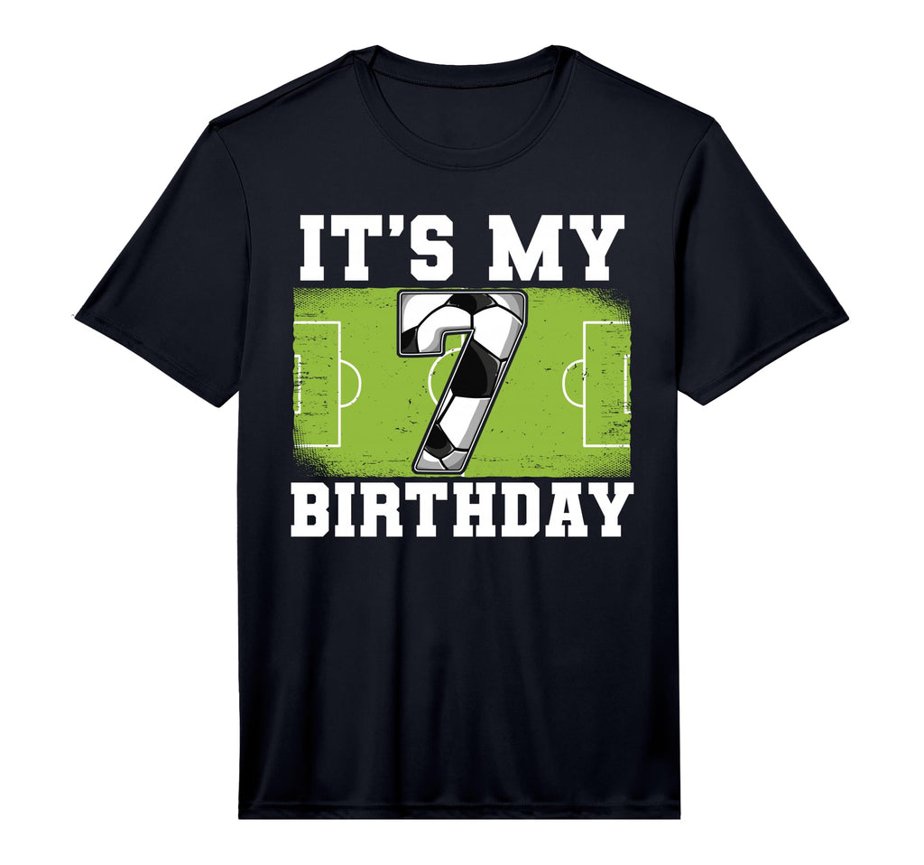 7Th Birthday Soccer Performance T-Shirt - Unique Graphic Men Women - T-Shirt, Sweatshirt, Hoodie