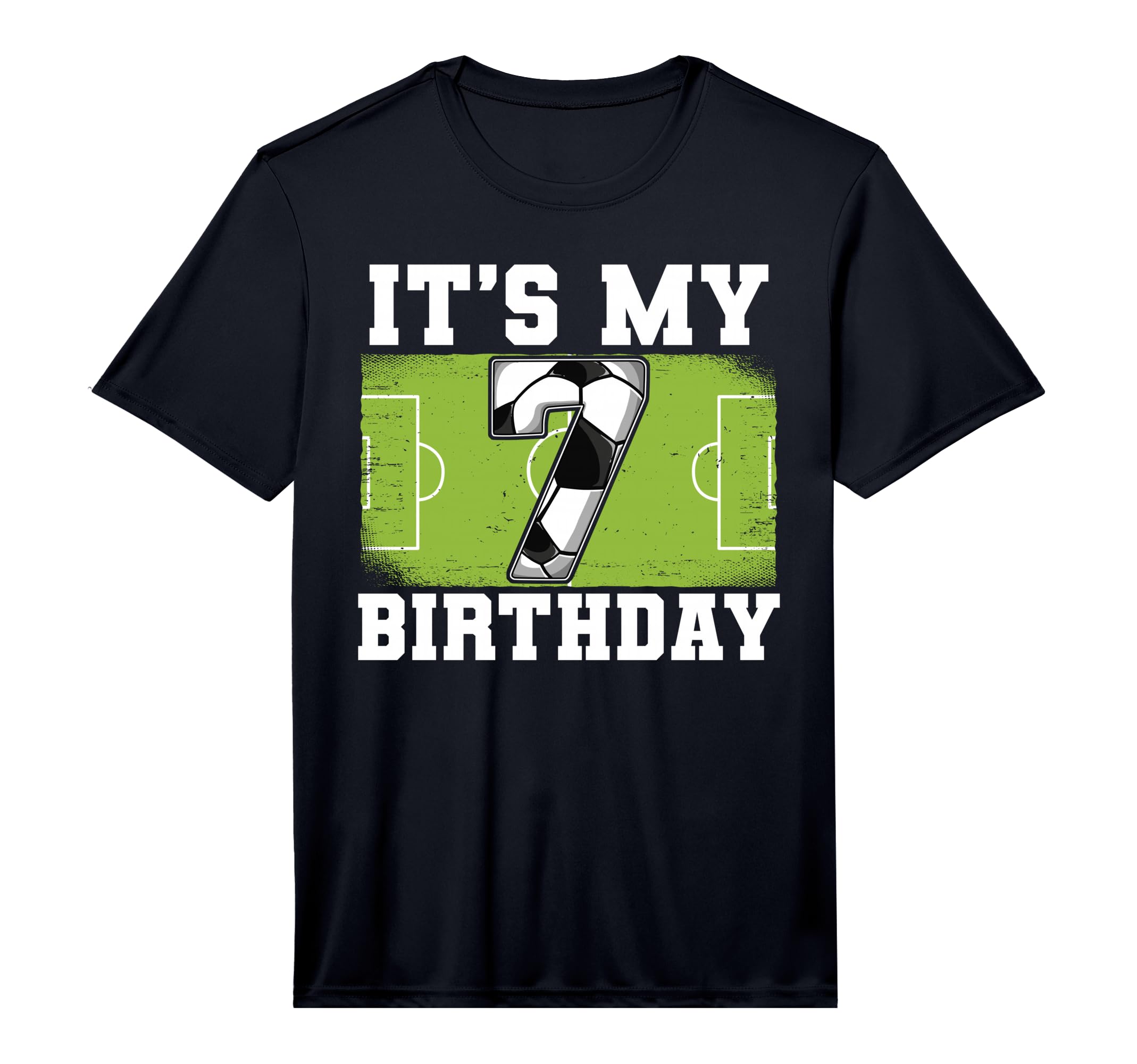 7Th Birthday Soccer Performance T-Shirt - Unique Graphic Men Women - T-Shirt, Sweatshirt, Hoodie