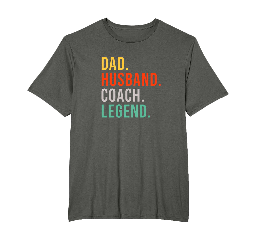 Funny Coach Dad Husband Legend Coaching T-Shirt - Aesthetic Graphic Unisex - T-Shirt, Sweatshirt, Hoodie