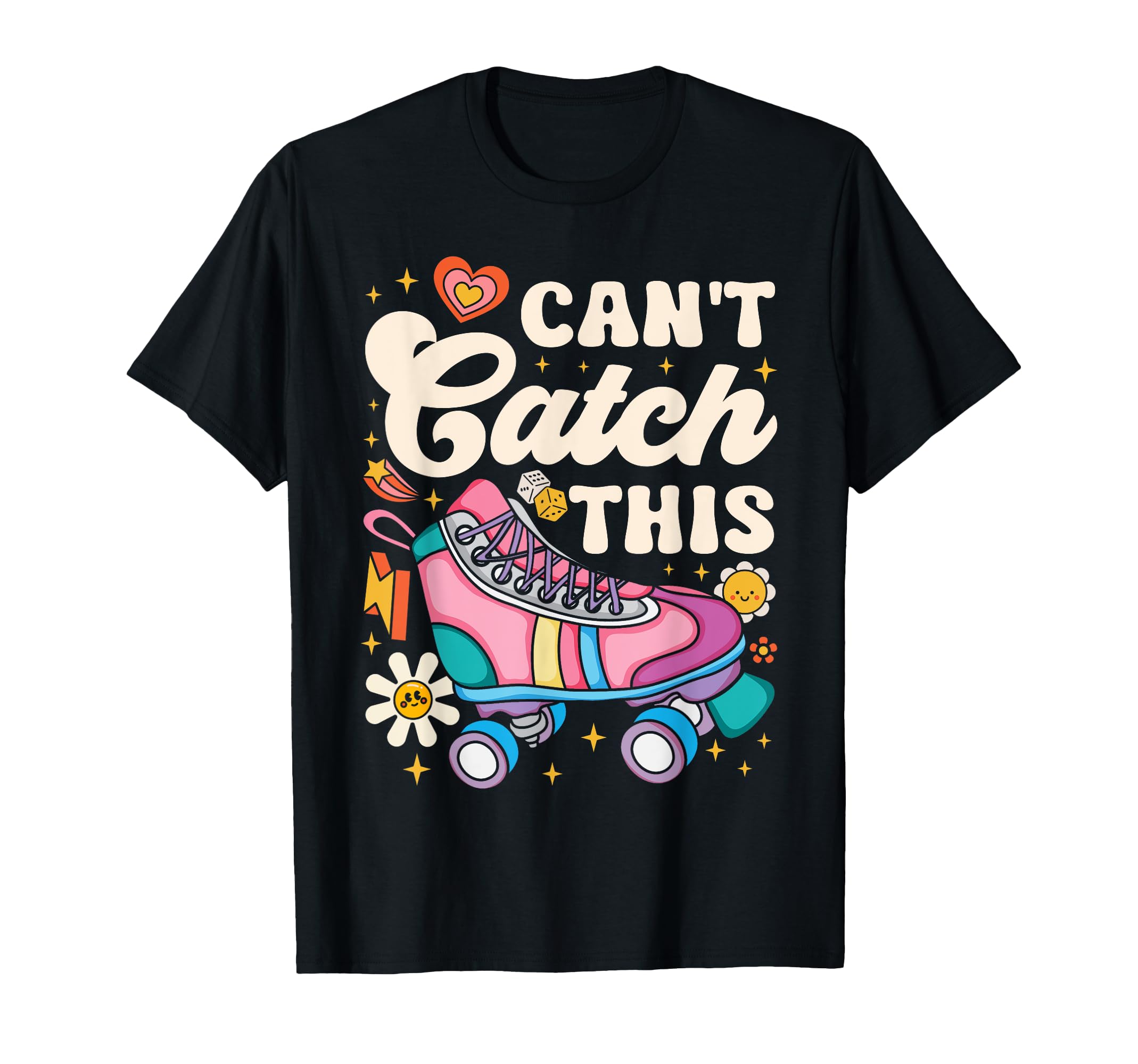 Roller Skating Skate 1970S Cant T-Shirt - Casual Everyday Wear for Adults - T-Shirt, Sweatshirt, Hoodie