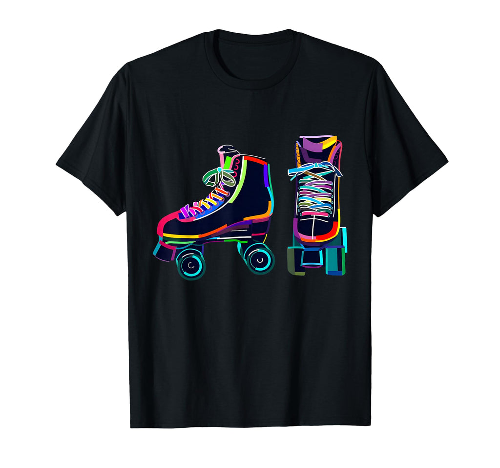 Colourfull Roller Skate Novelty T-Shirt - Fun Novelty Design Unisex - T-Shirt, Sweatshirt, Hoodie