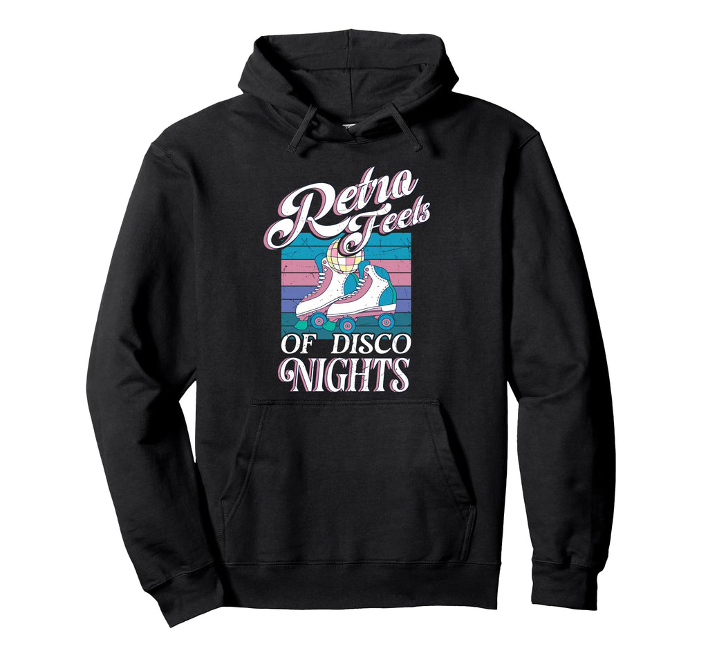 Roller Skating Roller Skates Disco Hoodie - Unique Graphic for Adults - T-Shirt, Sweatshirt, Hoodie