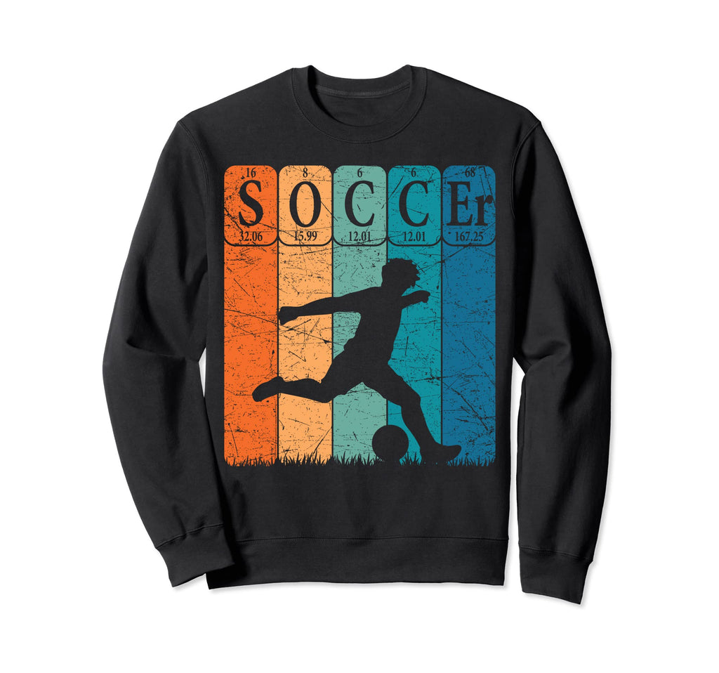 Soccer Periodic Table Elements Sweatshirt - Custom Art Print for Adults - T-Shirt, Sweatshirt, Hoodie