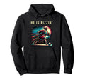 He Is Rizzin Religious Christian Soccer Hoodie - Trendy Graphic Unisex - T-Shirt, Sweatshirt, Hoodie