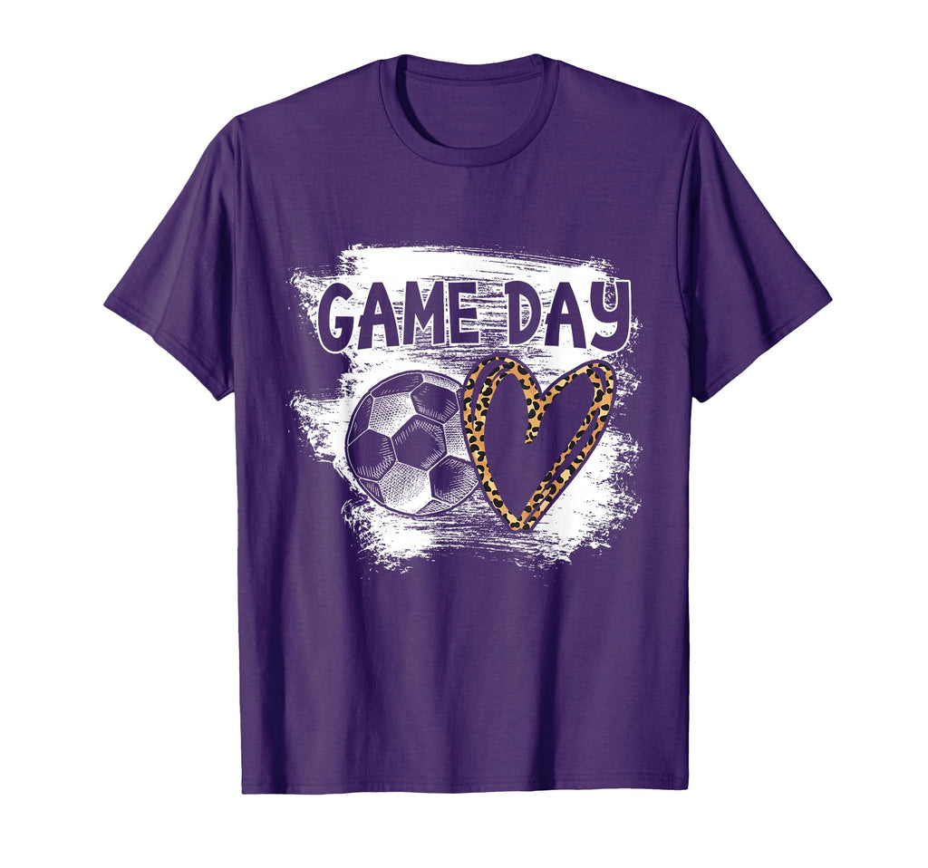 Soccer Player Game Day Leopard T-Shirt - Streetwear Style for Adults - T-Shirt, Sweatshirt, Hoodie