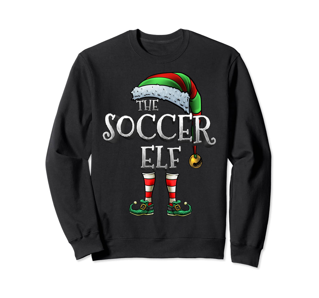 Soccer Elf Matching Family Soccer Elf Sweatshirt - Custom Art Print Unisex - T-Shirt, Sweatshirt, Hoodie