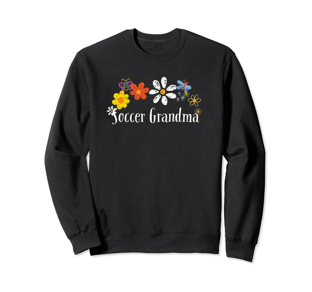Floral Artwork Art Soccer Grandma Sweatshirt - Graphic Print Men Women - T-Shirt, Sweatshirt, Hoodie