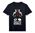 South Korea Flag Hairbun Football T-Shirt - Streetwear Style for Adults - T-Shirt, Sweatshirt, Hoodie