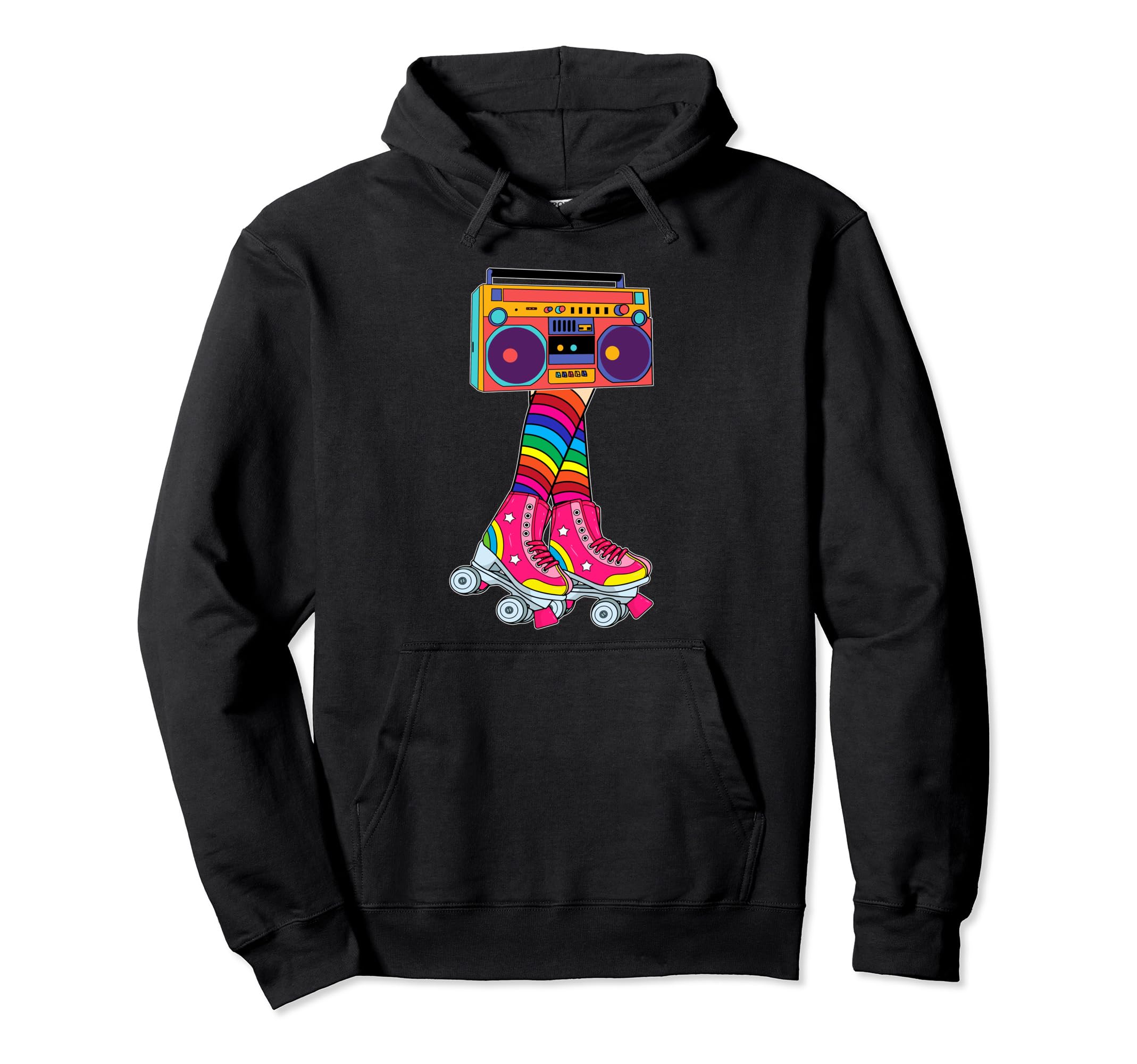 Rollerskates Funny 80S Roller Disco Hoodie - Streetwear Style Men Women - T-Shirt, Sweatshirt, Hoodie