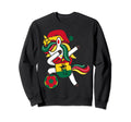 Soccer Dabbing Unicorn Hat Ghana Sweatshirt - Novelty Apparel for Adults - T-Shirt, Sweatshirt, Hoodie