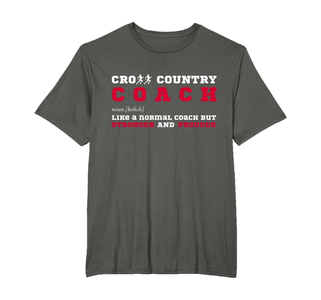 Cross Country Coach Sports Coaching Fun T-Shirt - Custom Art Print Unisex - T-Shirt, Sweatshirt, Hoodie