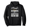 Proud Mom Soccer Senior 25 Graduate Hoodie - Fun Novelty Design for Adults - T-Shirt, Sweatshirt, Hoodie