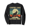 Wolf Crater Lake National Park Sweatshirt - Fun Novelty Design Men Women - T-Shirt, Sweatshirt, Hoodie