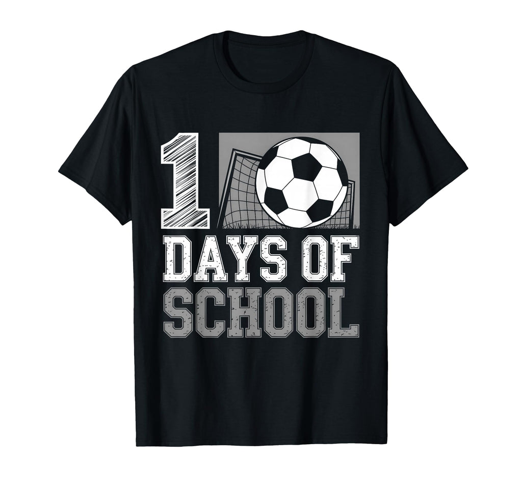 100 Days School Soccer Teacher Student T-Shirt - Trendy Graphic for Adults - T-Shirt, Sweatshirt, Hoodie