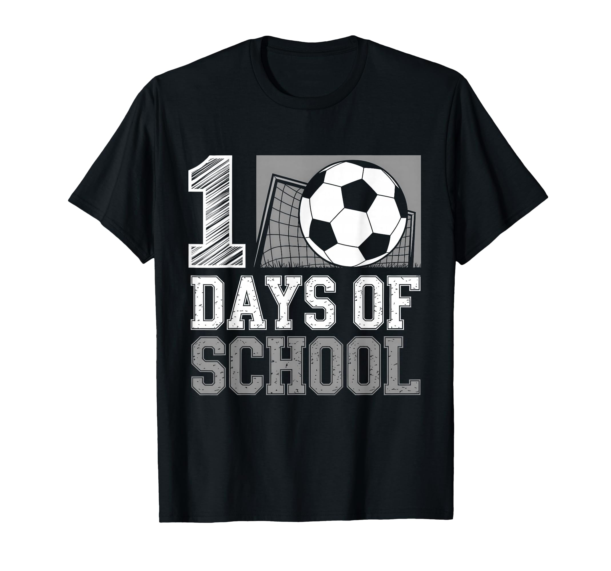 100 Days School Soccer Teacher Student T-Shirt - Trendy Graphic for Adults - T-Shirt, Sweatshirt, Hoodie