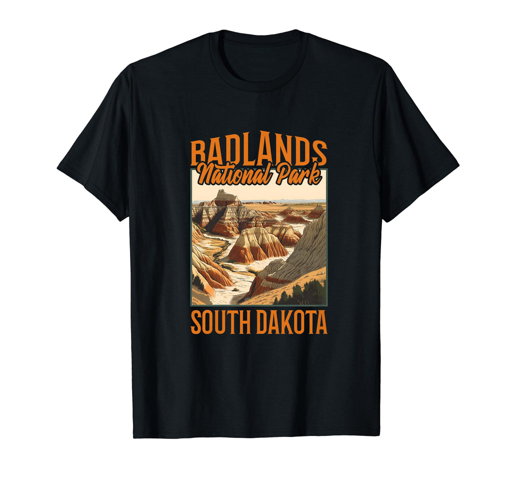 Badlands National Park South Dakota T-Shirt - Custom Art Print for Adults - T-Shirt, Sweatshirt, Hoodie