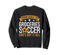 From Goals To Groceries Soccer Sweatshirt - Aesthetic Graphic for Adults - T-Shirt, Sweatshirt, Hoodie