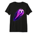 Retrowave Soccer Ball Futuristic T-Shirt - Fun Novelty Design Men Women - T-Shirt, Sweatshirt, Hoodie