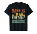 Married To Awesome Soccer Coach T-Shirt - Fun Novelty Design Men Women - T-Shirt, Sweatshirt, Hoodie