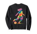 Colorful Funny Soccer Fan Dad Mom Game Sweatshirt - Novelty Apparel Unisex - T-Shirt, Sweatshirt, Hoodie
