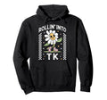 Rollin Into Tk Daisy Roller Skate Back Hoodie - Custom Art Print Men Women - T-Shirt, Sweatshirt, Hoodie