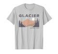 Glacier National Park Montana Womens T-Shirt - Custom Art Print Men Women - T-Shirt, Sweatshirt, Hoodie