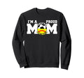 Im Proud Mom Funny Soccer Sweatshirt - Aesthetic Graphic for Adults - T-Shirt, Sweatshirt, Hoodie