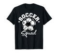 Soccer Squad Soccer Ball Distressed T-Shirt - Trendy Graphic Men Women - T-Shirt, Sweatshirt, Hoodie