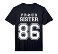 Number 86 Custom Proud Soccer Futbol T-Shirt - Trendy Graphic for Adults - T-Shirt, Sweatshirt, Hoodie