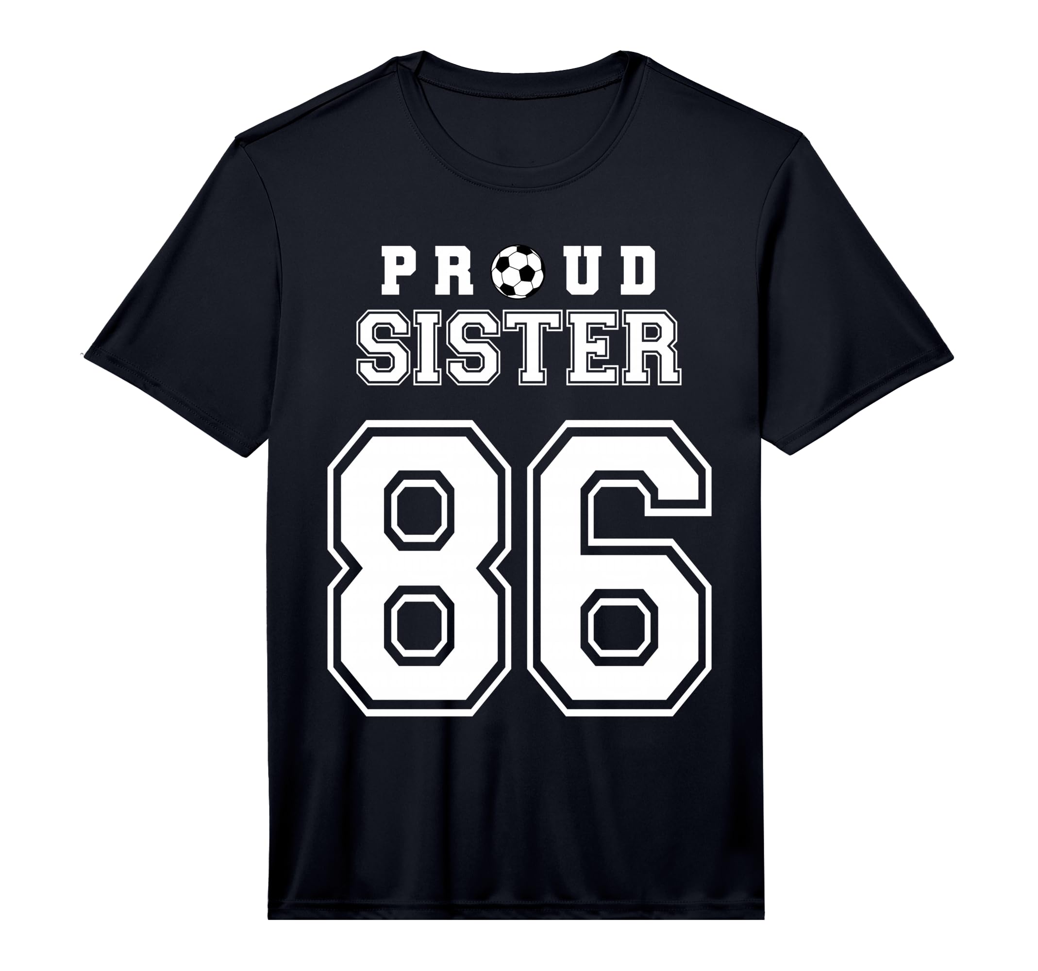 Number 86 Custom Proud Soccer Futbol T-Shirt - Trendy Graphic for Adults - T-Shirt, Sweatshirt, Hoodie