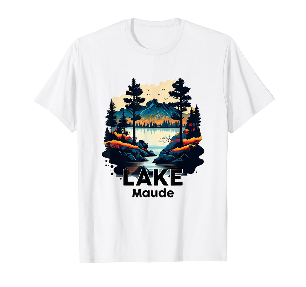 Lake Maude Minimalist Lake Maude T-Shirt - Minimalist Print for Adults - T-Shirt, Sweatshirt, Hoodie