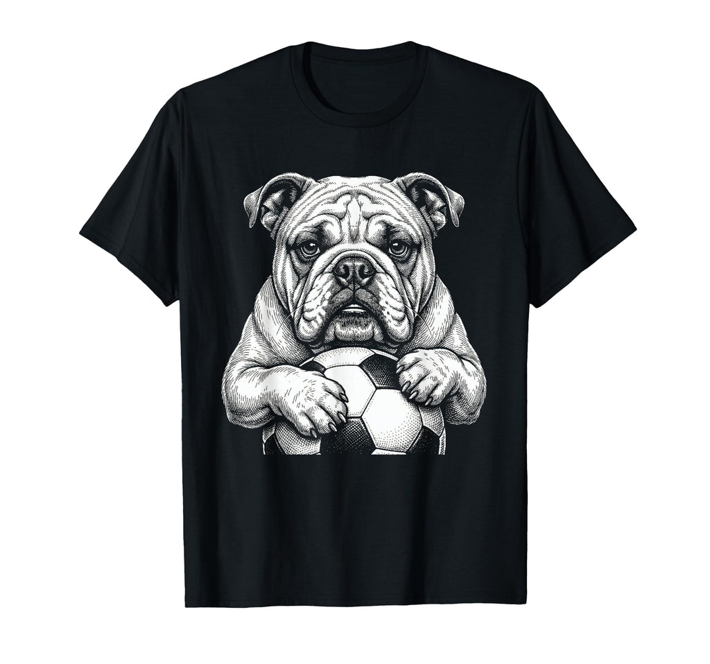 Ball Mascot Black And White Bulldog T-Shirt - Streetwear Style Unisex - T-Shirt, Sweatshirt, Hoodie