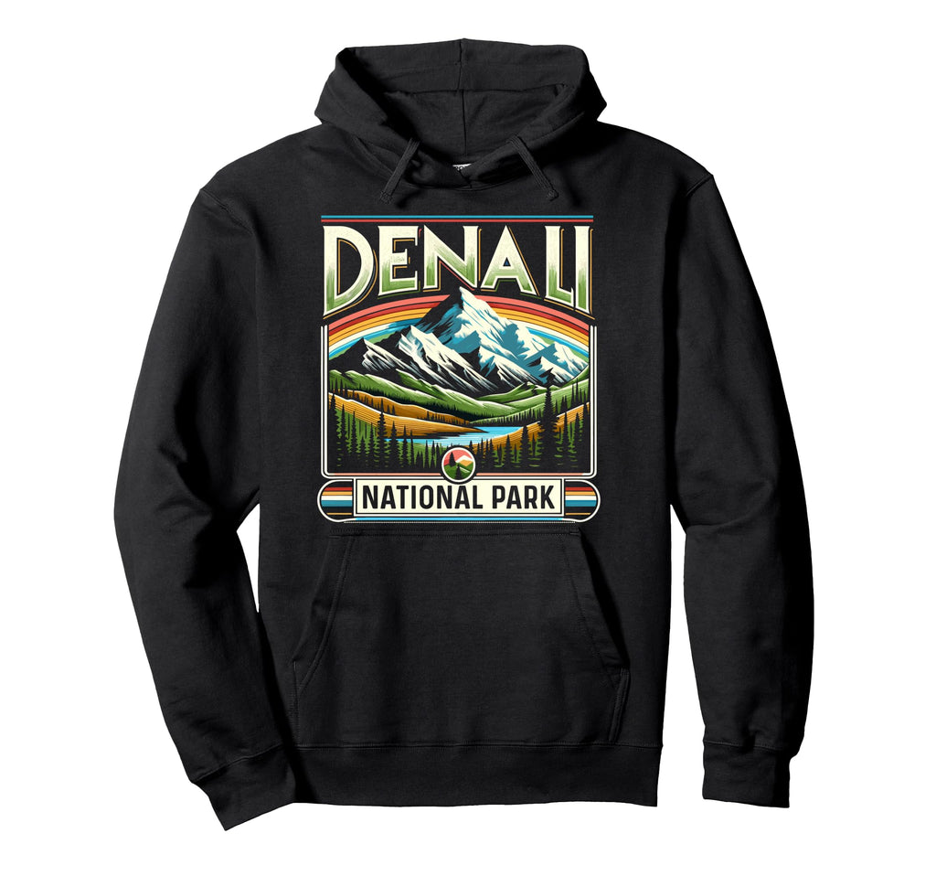 Denali National Park Scenic Denali Hoodie - Unique Graphic for Adults - T-Shirt, Sweatshirt, Hoodie