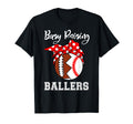 Busy Raising Ballers Funny Football T-Shirt - Trendy Graphic for Adults - T-Shirt, Sweatshirt, Hoodie