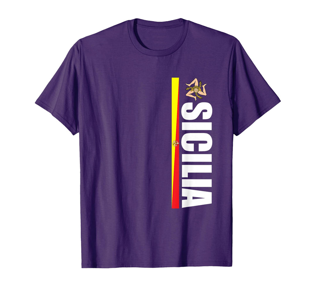 Sicilia Soccer Gifts Proud Sicilian T-Shirt - Novelty Apparel for Adults - T-Shirt, Sweatshirt, Hoodie