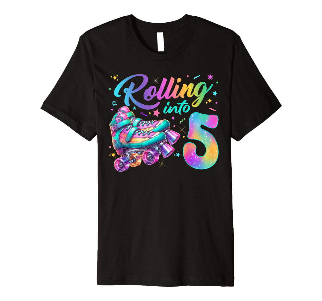 Roller Skates Birthday Skating Party T-Shirt - Minimalist Print Men Women - T-Shirt, Sweatshirt, Hoodie