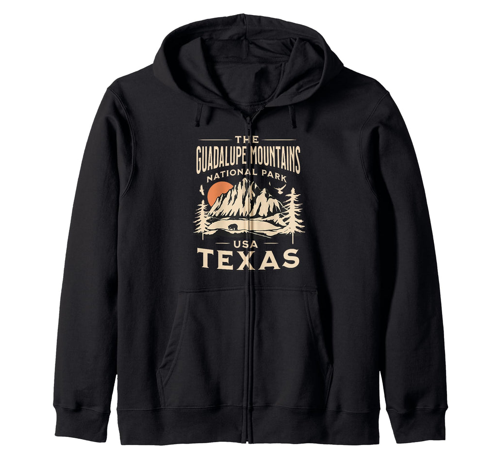 Guadalupe Mountains National Park Texas Hoodie - Graphic Print for Adults - T-Shirt, Sweatshirt, Hoodie