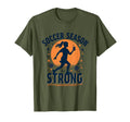 Soccer Season Strong Soccer Mom T-Shirt - Minimalist Print Men Women - T-Shirt, Sweatshirt, Hoodie