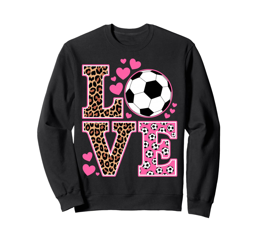 I Love Soccer Goalie Player Fan Sweatshirt - Aesthetic Graphic Men Women - T-Shirt, Sweatshirt, Hoodie
