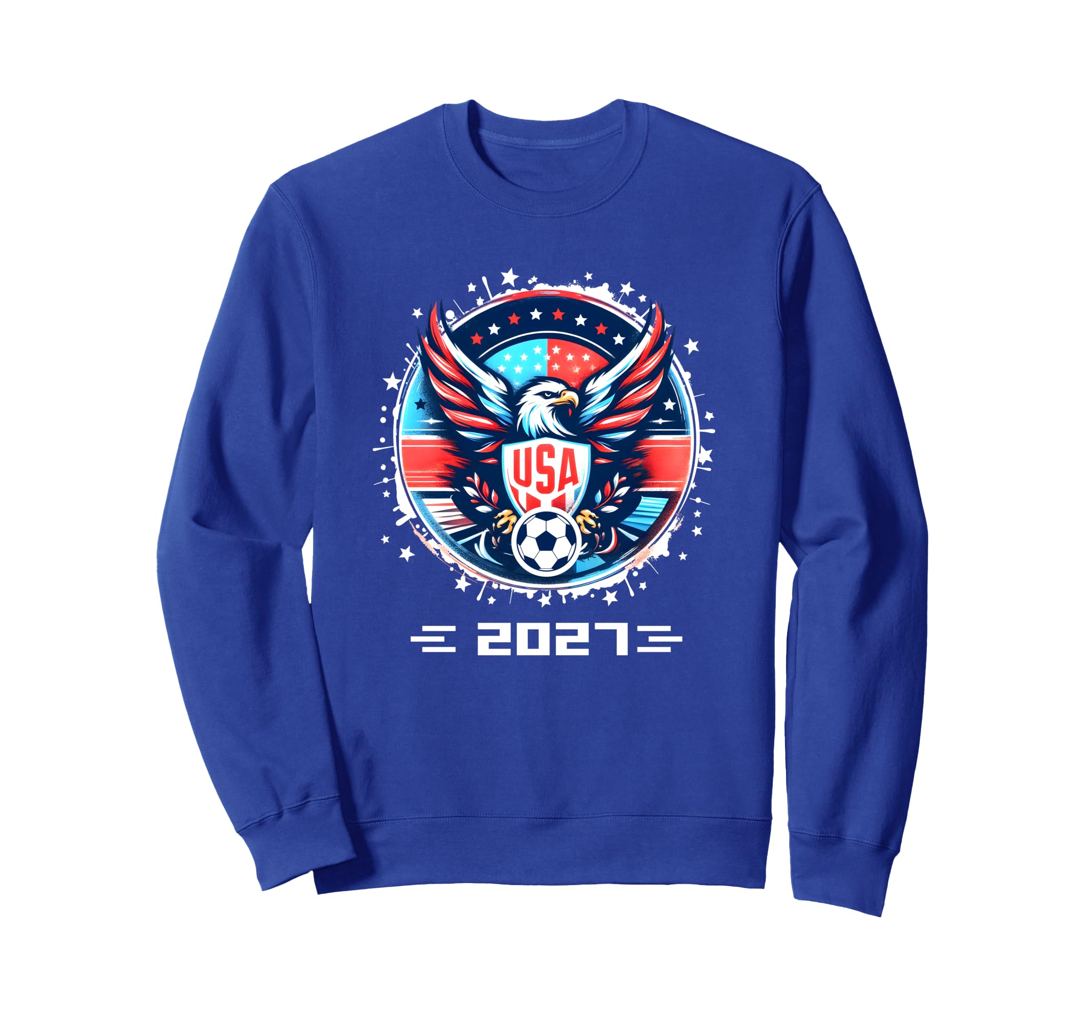 American Flag Soccer Soccer 2027 Sweatshirt - Custom Art Print Men Women - T-Shirt, Sweatshirt, Hoodie