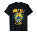 Brazil Football 2026 Funny Soccer Fan T-Shirt - Graphic Print Unisex - T-Shirt, Sweatshirt, Hoodie