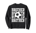 Soccer Brother Cracked Wall Family Sweatshirt - Graphic Print Men Women - T-Shirt, Sweatshirt, Hoodie