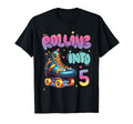Skating 5 Birthday Costume Roller T-Shirt - Aesthetic Graphic Men Women - T-Shirt, Sweatshirt, Hoodie