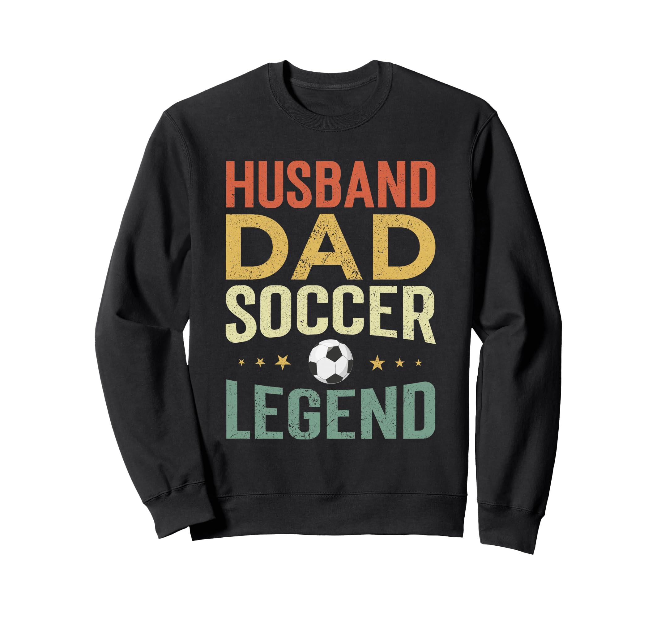 Soccer Player Husband Dad Soccer Sweatshirt - Aesthetic Graphic Unisex - T-Shirt, Sweatshirt, Hoodie