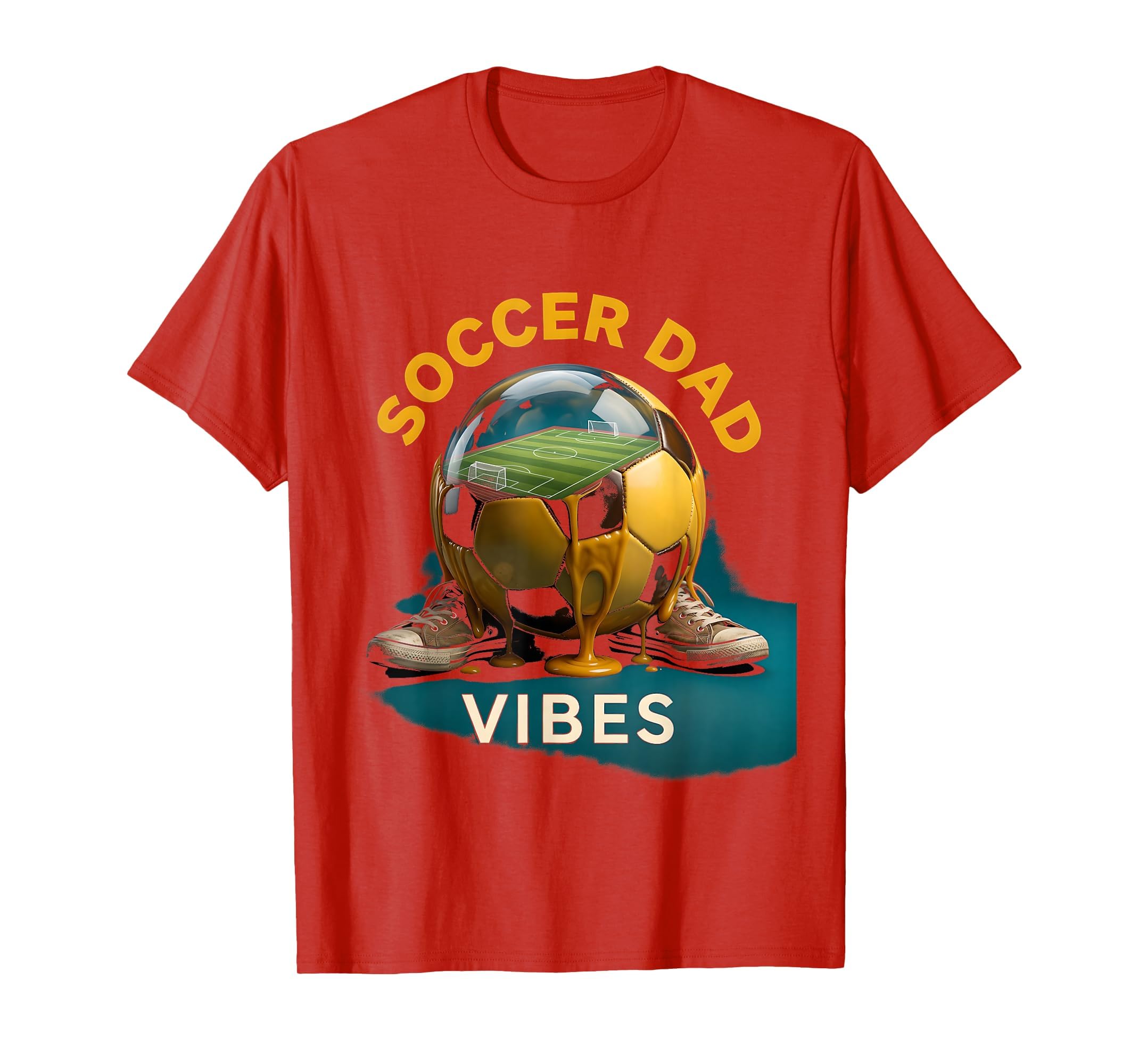 Soccer Dad Vibes Proud Football T-Shirt - Minimalist Print for Adults - T-Shirt, Sweatshirt, Hoodie
