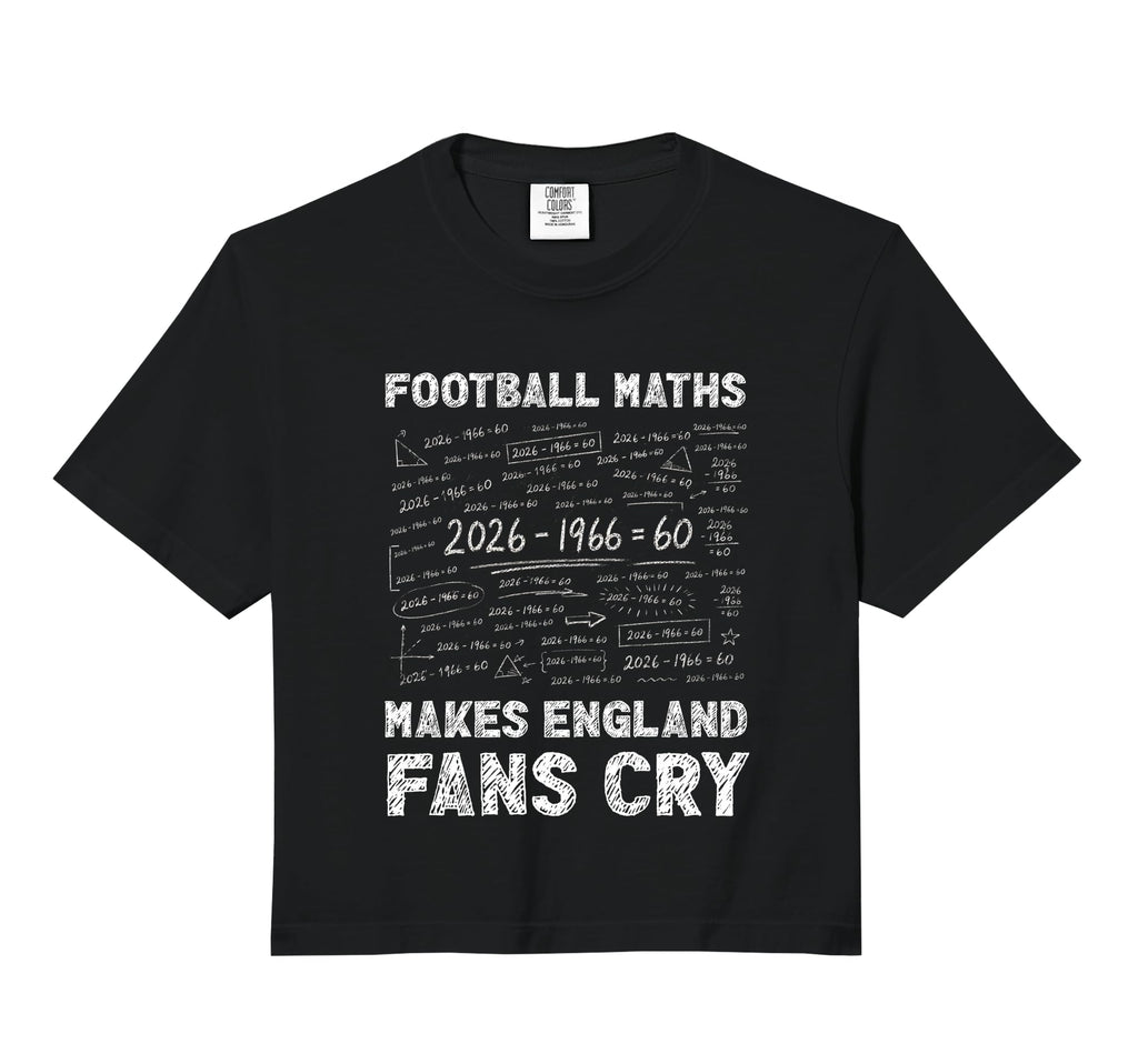 Football Maths Makes England Fans Cry T-Shirt - Graphic Print Men Women - T-Shirt, Sweatshirt, Hoodie