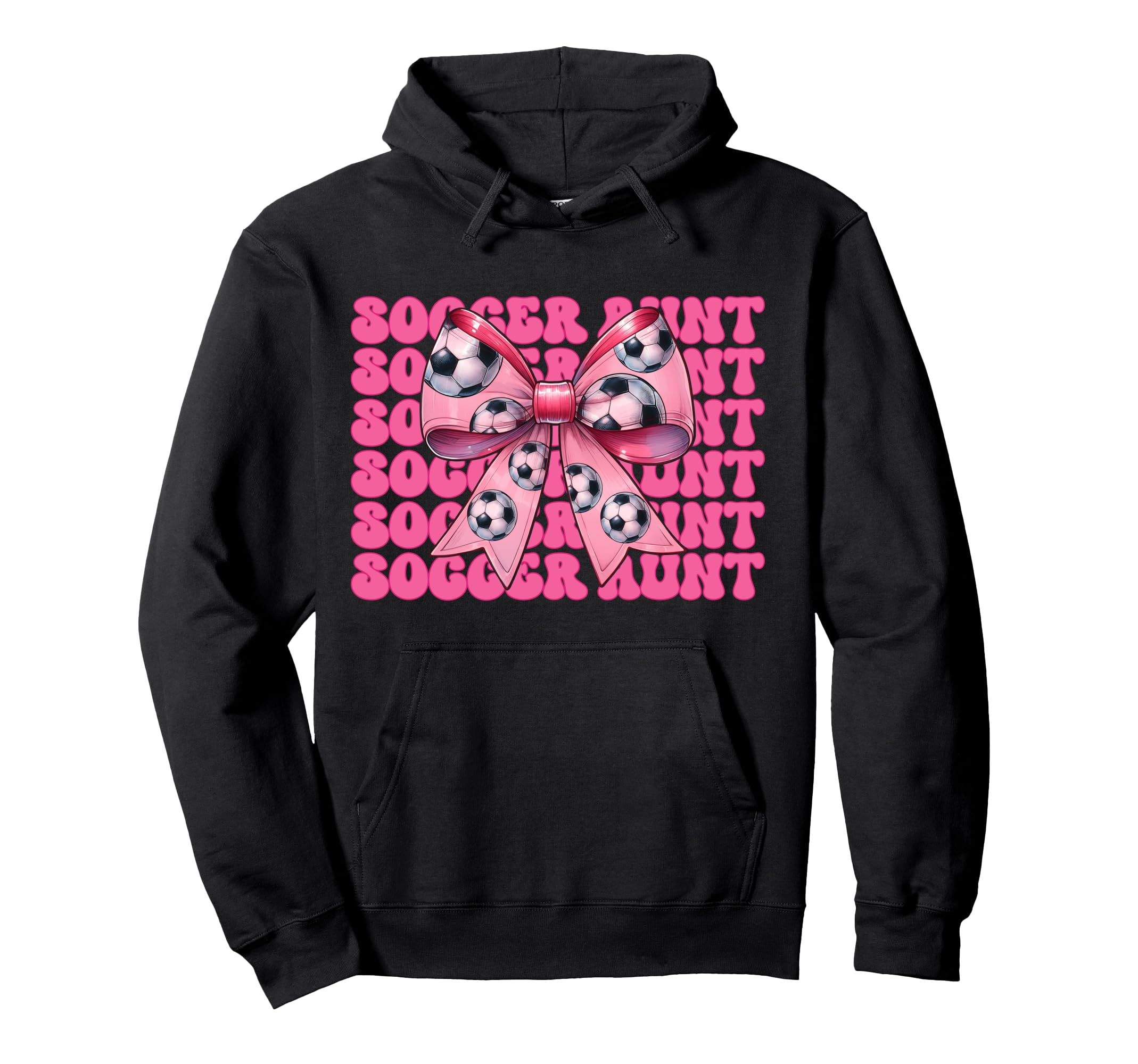 Womens Coquette Bow Ribbon Soccer T-Shirt - Aesthetic Graphic for Adults - T-Shirt, Sweatshirt, Hoodie