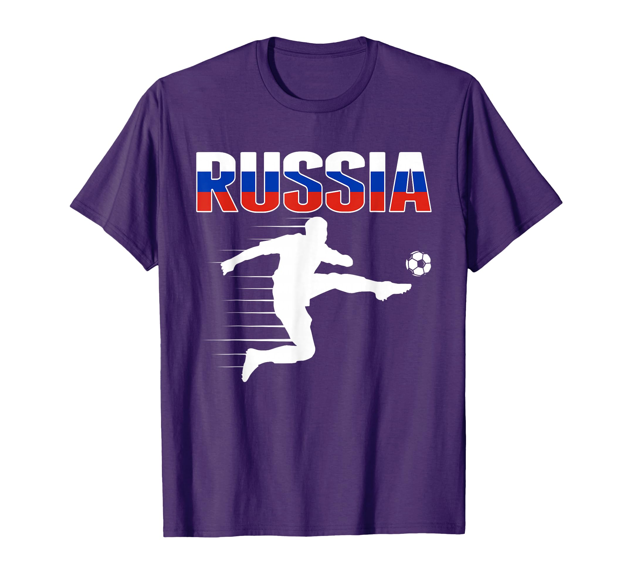 Russia Soccer Lovers Jersey Support T-Shirt - Fun Novelty Design Men Women - T-Shirt, Sweatshirt, Hoodie